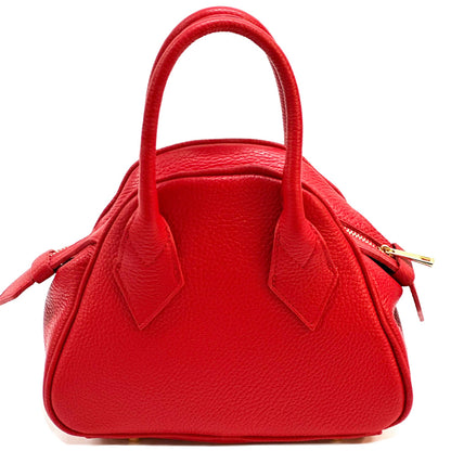 Portofino Italian Handmade Small Leather Handbag - Made In Italy