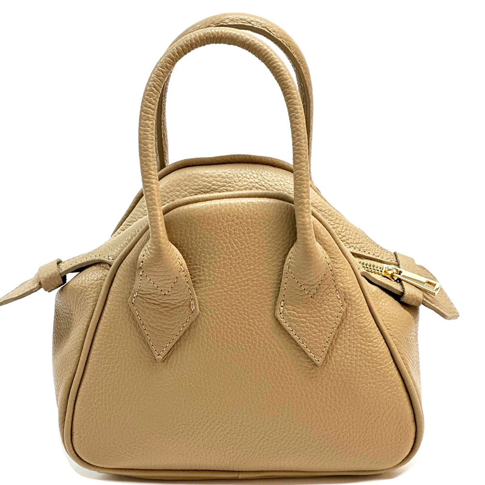 Portofino Italian Handmade Small Leather Handbag - Made In Italy