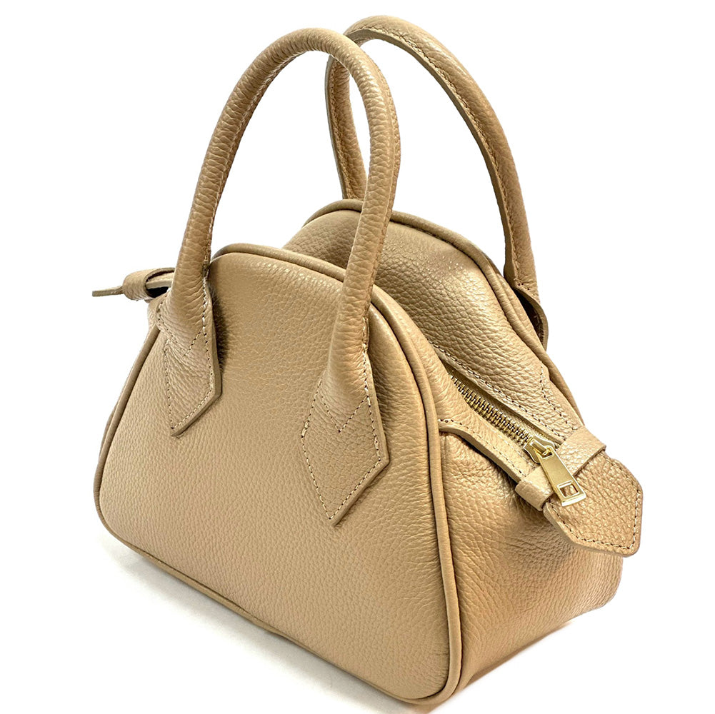 Portofino Italian Handmade Small Leather Handbag - Made In Italy