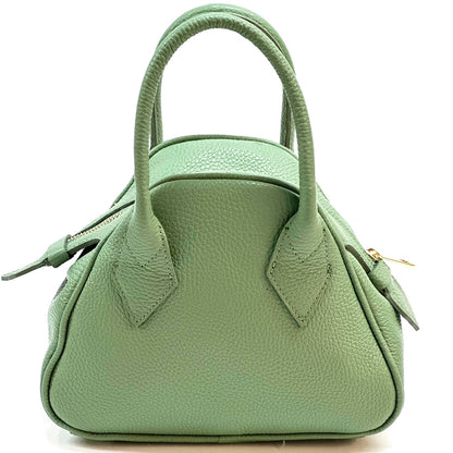 Portofino Italian Handmade Small Leather Handbag - Made In Italy