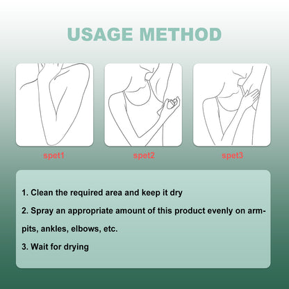Deodorant Perfume Spray, Armpit Deodorant Light Deodorant Portable Spray