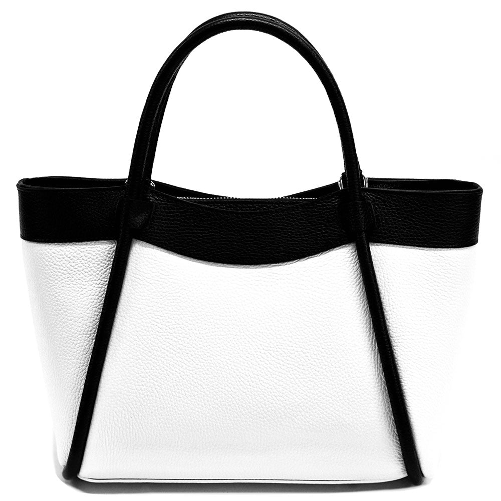 Carina Leather Tote Bag - Made In Italy