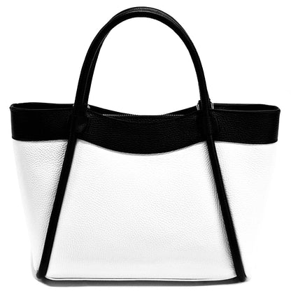 Carina Leather Tote Bag - Made In Italy