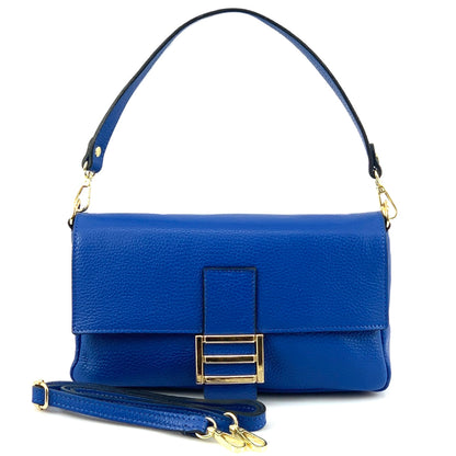 Elisabetta Shoulder Calf-Skin Leather Bag - Made In Italy