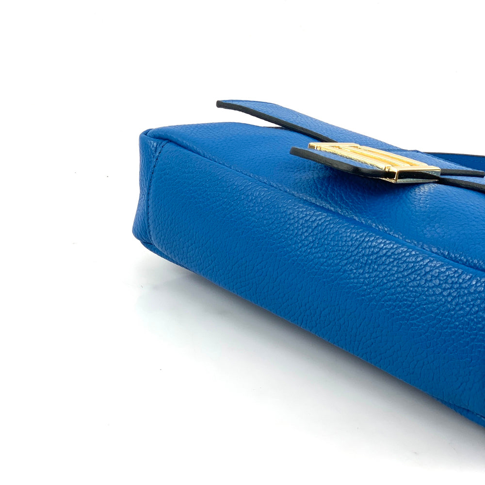 Elisabetta Shoulder Calf-Skin Leather Bag - Made In Italy