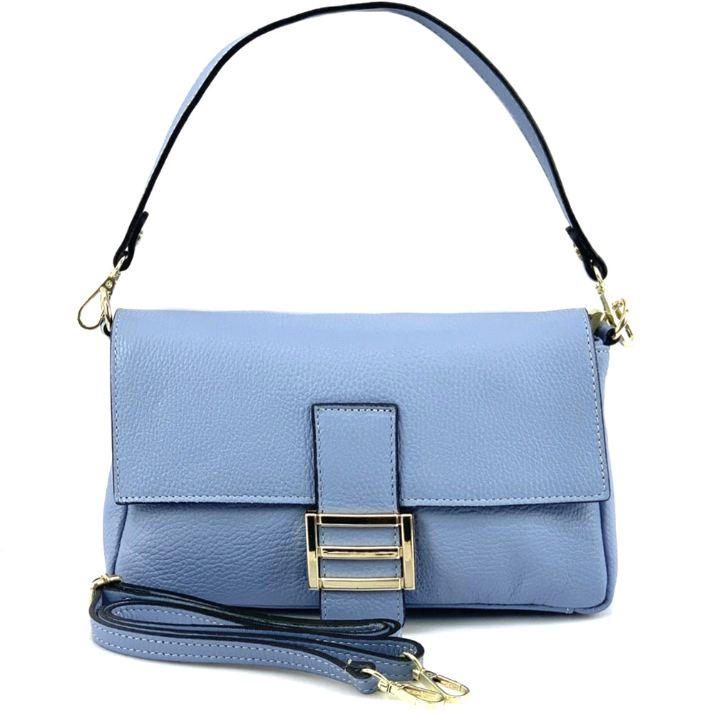 Elisabetta Shoulder Calf-Skin Leather Bag - Made In Italy
