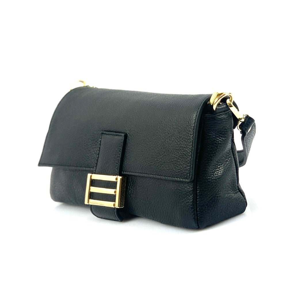 Elisabetta Shoulder Calf-Skin Leather Bag - Made In Italy