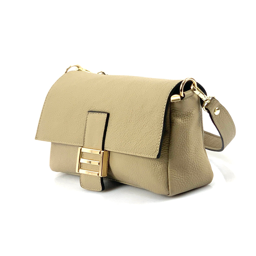 Elisabetta Shoulder Calf-Skin Leather Bag - Made In Italy