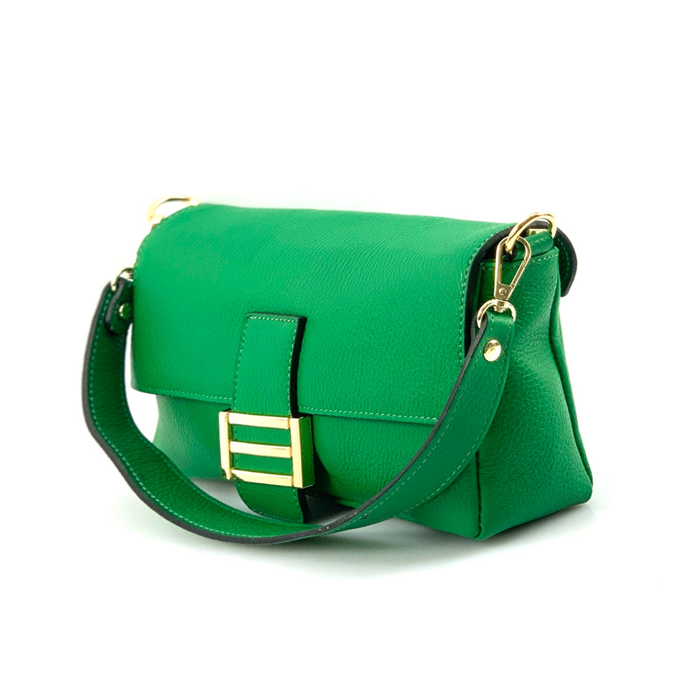 Elisabetta Shoulder Calf-Skin Leather Bag - Made In Italy