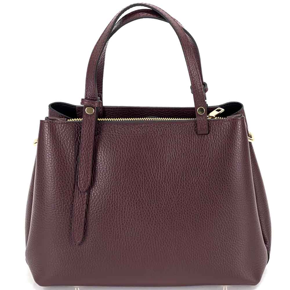 Nicoletta Italian Cow Leather Handbag - Made In Italy
