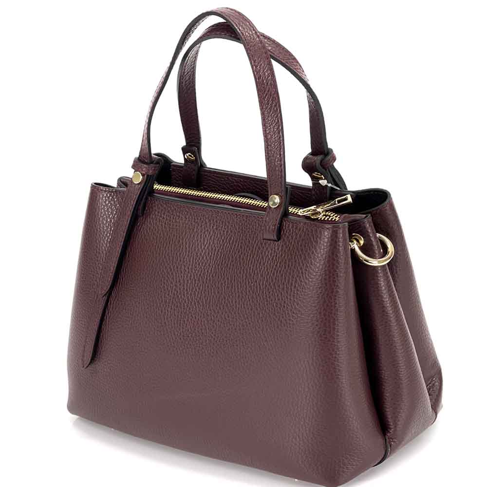 Nicoletta Italian Cow Leather Handbag - Made In Italy