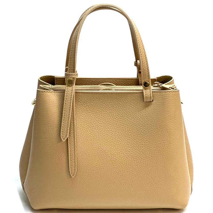 Nicoletta Italian Cow Leather Handbag - Made In Italy