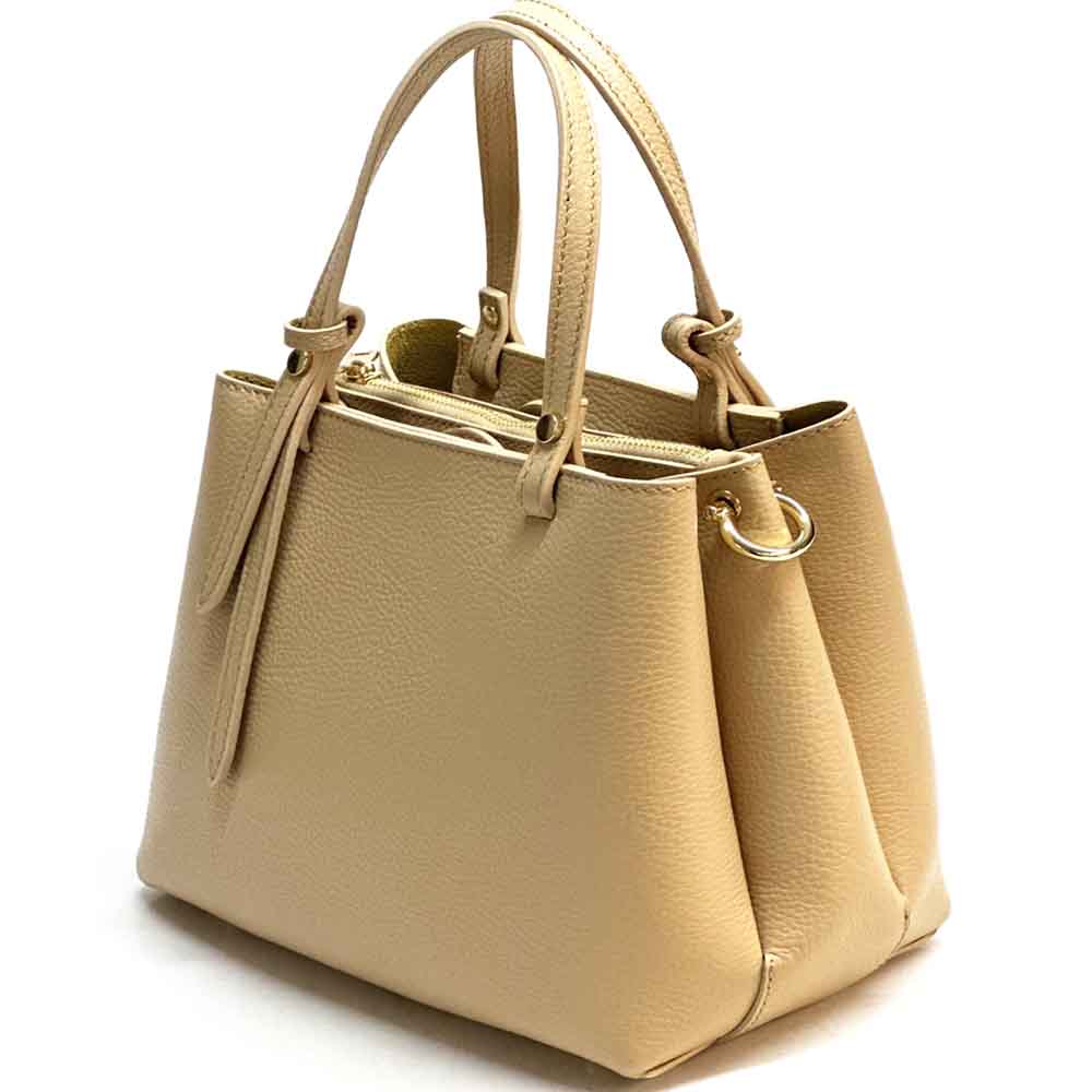 Nicoletta Italian Cow Leather Handbag - Made In Italy