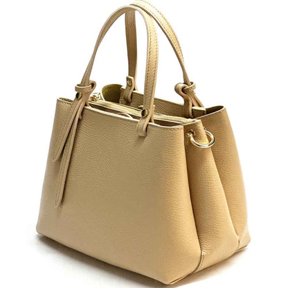Nicoletta Italian Cow Leather Handbag - Made In Italy
