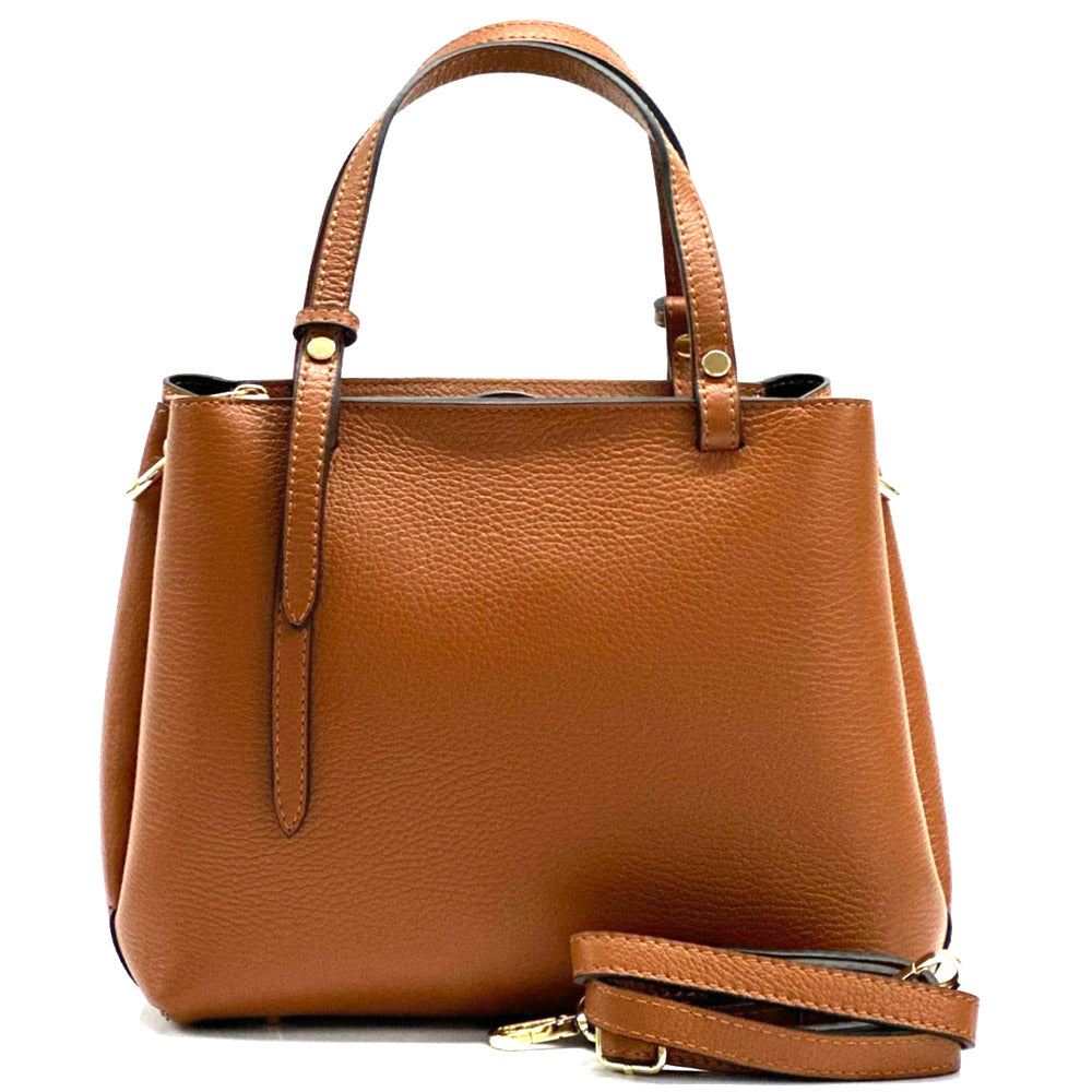 Nicoletta Italian Cow Leather Handbag - Made In Italy