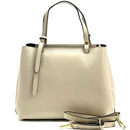 Nicoletta Italian Cow Leather Handbag - Made In Italy