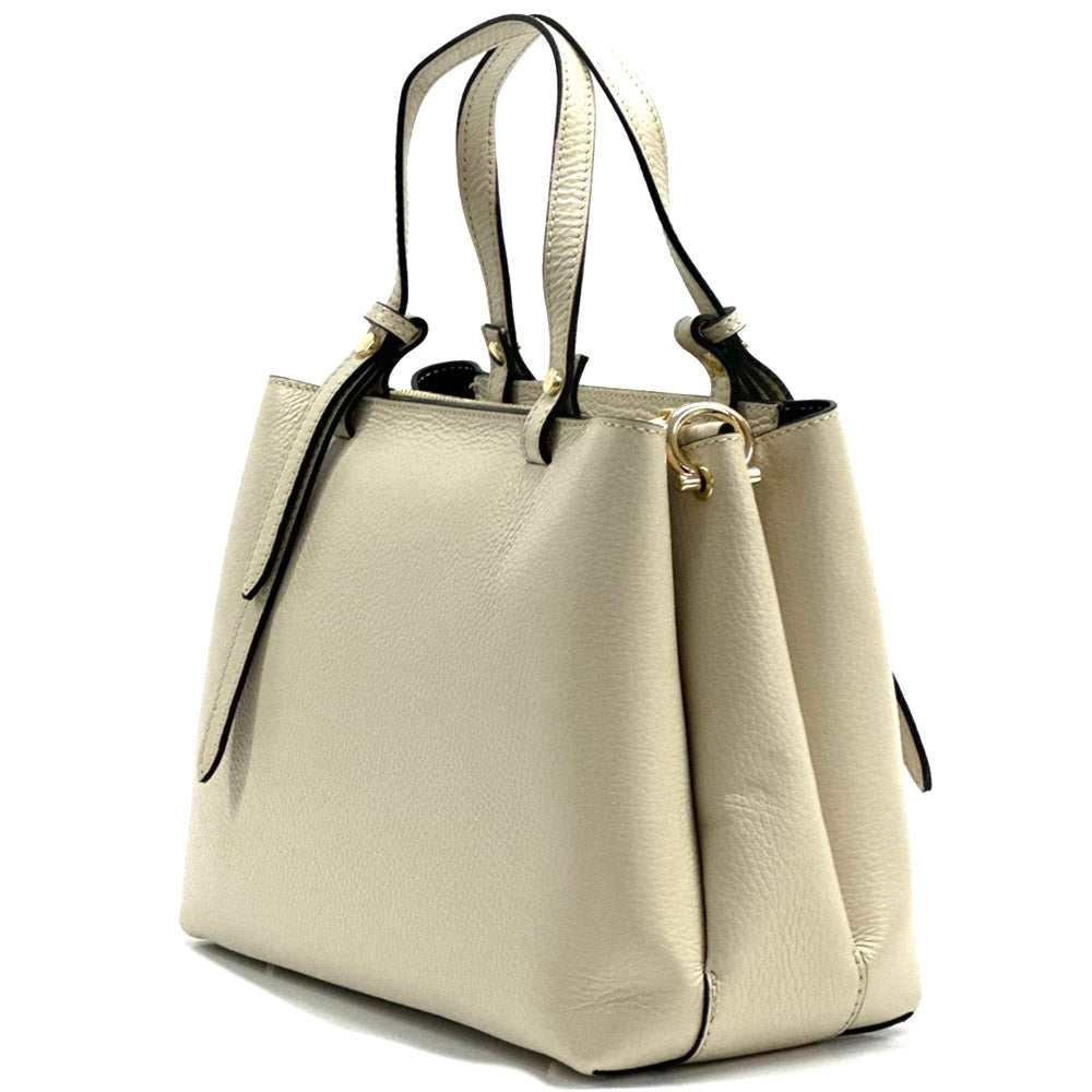 Nicoletta Italian Cow Leather Handbag - Made In Italy
