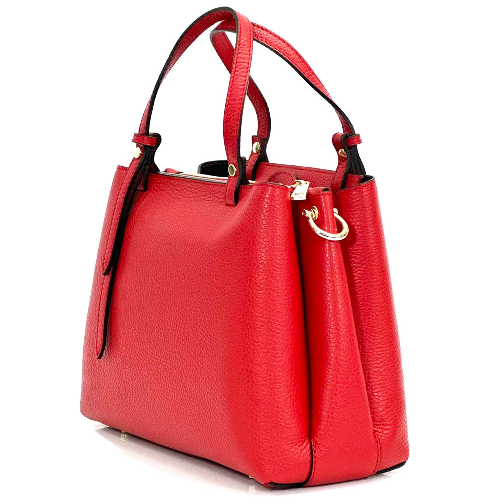 Nicoletta Italian Cow Leather Handbag - Made In Italy