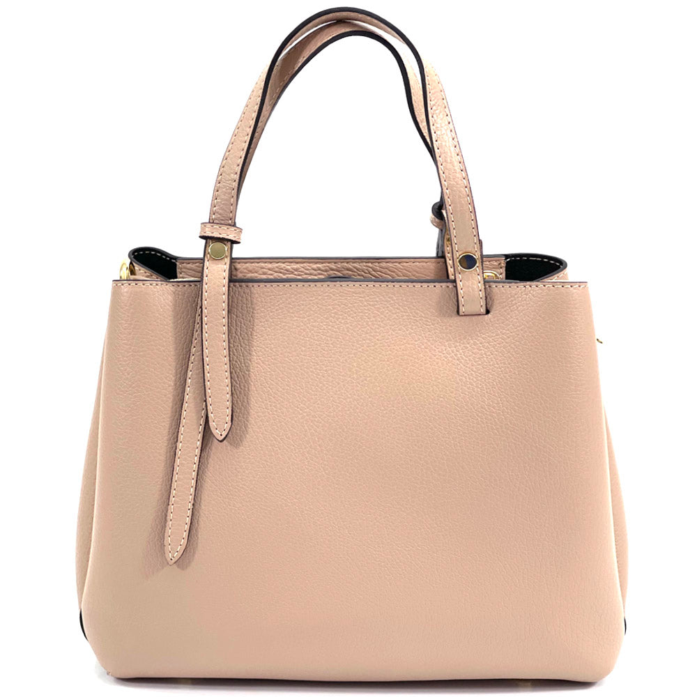 Nicoletta Italian Cow Leather Handbag - Made In Italy
