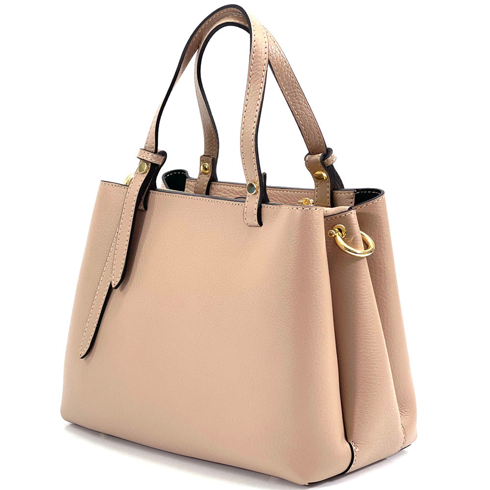 Nicoletta Italian Cow Leather Handbag - Made In Italy