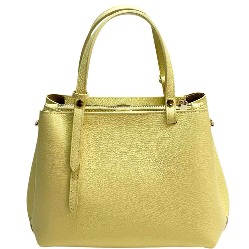 Nicoletta Italian Cow Leather Handbag - Made In Italy