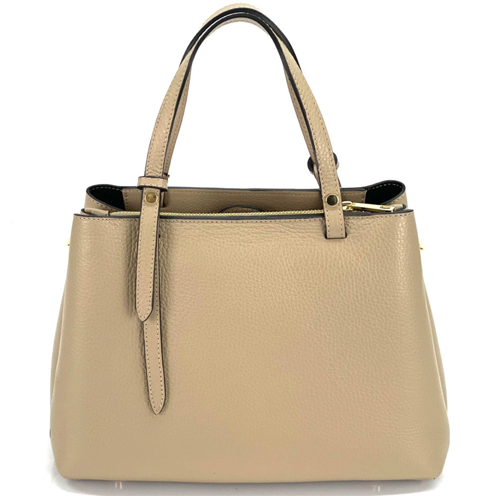 Nicoletta Italian Cow Leather Handbag - Made In Italy