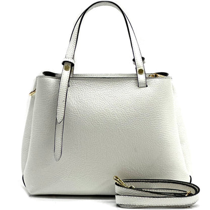 Nicoletta Italian Cow Leather Handbag - Made In Italy