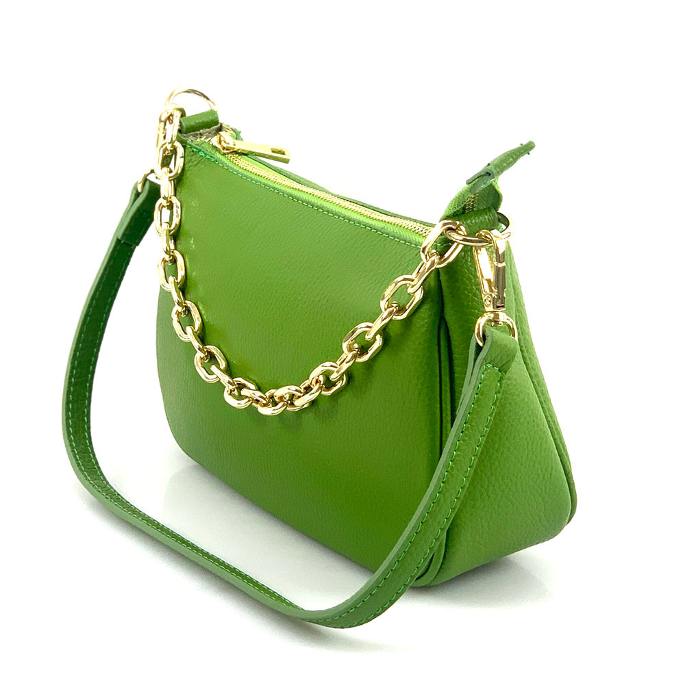 Gillian leather cross bag - Made In Italy