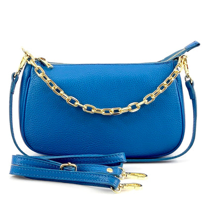 Gillian leather cross bag - Made In Italy