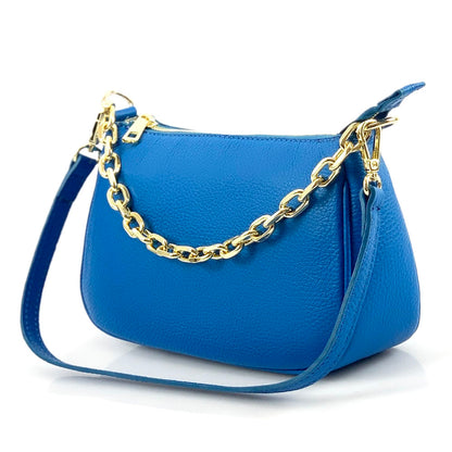 Gillian leather cross bag - Made In Italy