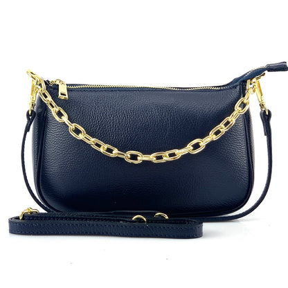 Gillian leather cross bag - Made In Italy