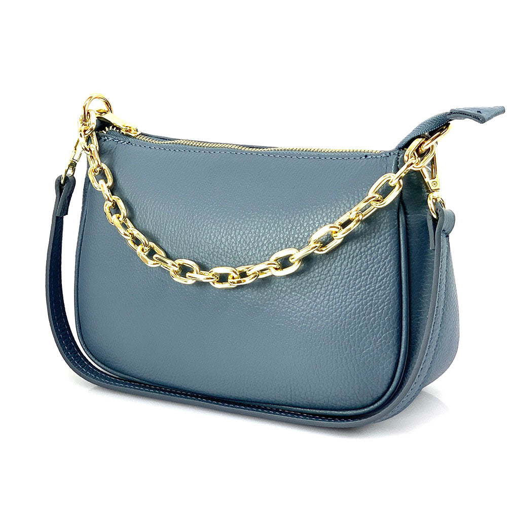 Gillian leather cross bag - Made In Italy