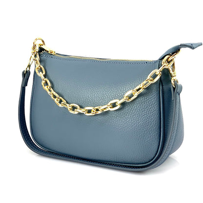 Gillian leather cross bag - Made In Italy