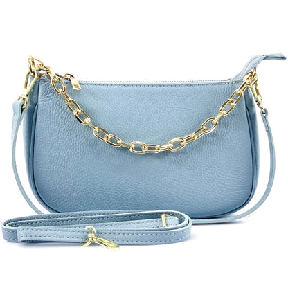 Gillian leather cross bag - Made In Italy
