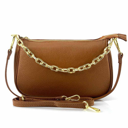 Gillian leather cross bag - Made In Italy