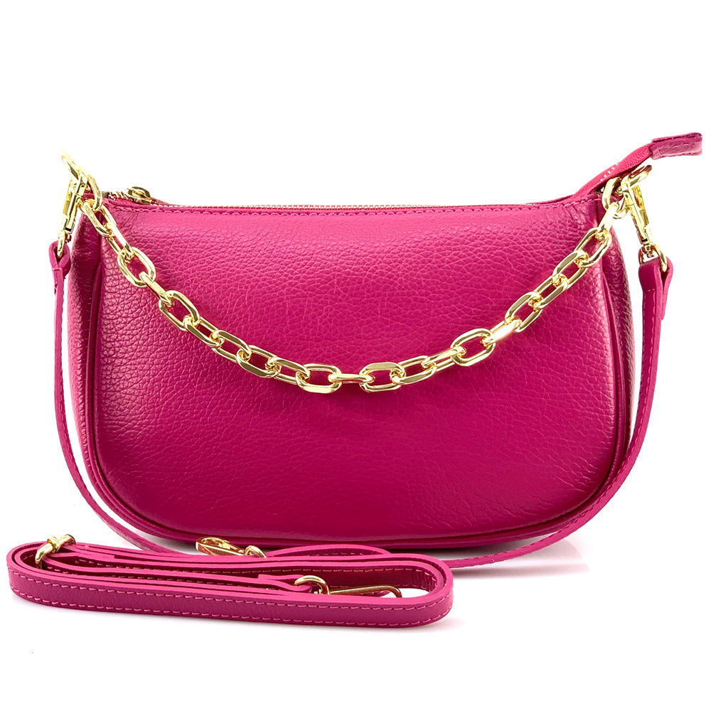 Gillian leather cross bag - Made In Italy