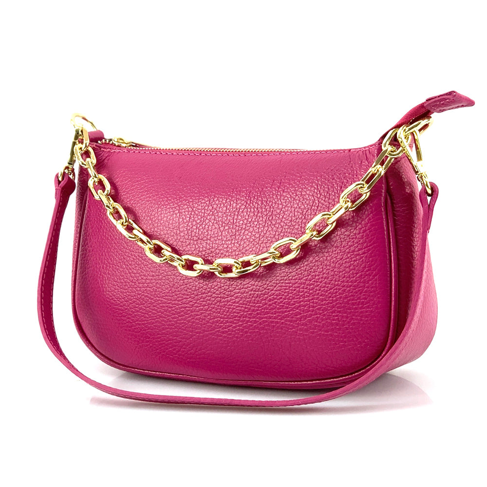 Gillian leather cross bag - Made In Italy