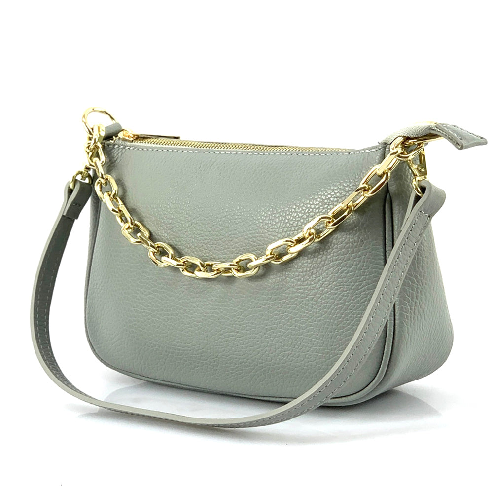 Gillian leather cross bag - Made In Italy