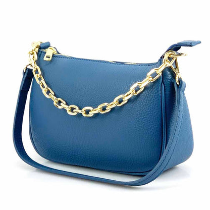 Gillian leather cross bag - Made In Italy