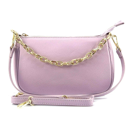Gillian leather cross bag - Made In Italy