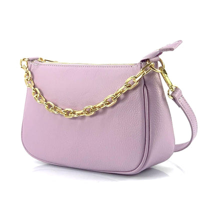 Gillian leather cross bag - Made In Italy