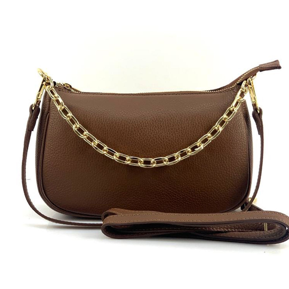 Gillian leather cross bag - Made In Italy