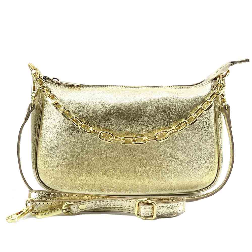 Gillian leather cross bag - Made In Italy