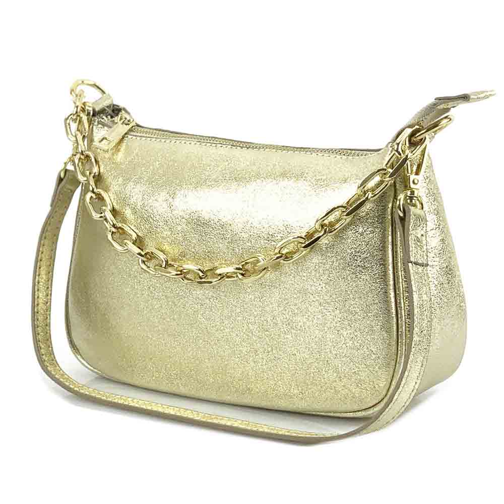 Gillian leather cross bag - Made In Italy