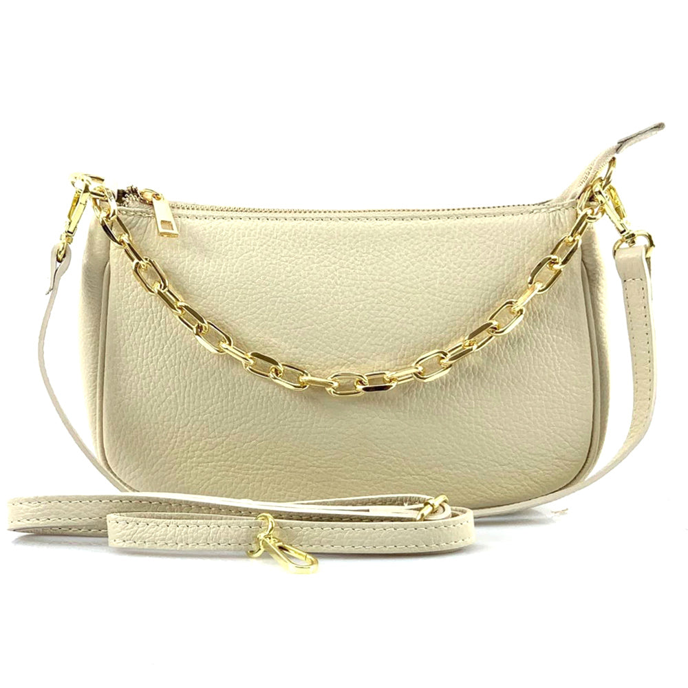 Gillian leather cross bag - Made In Italy