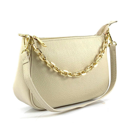 Gillian leather cross bag - Made In Italy