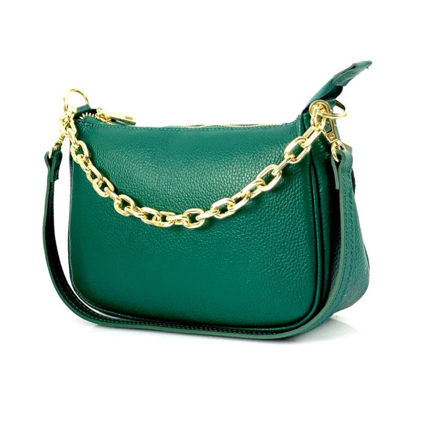 Gillian leather cross bag - Made In Italy