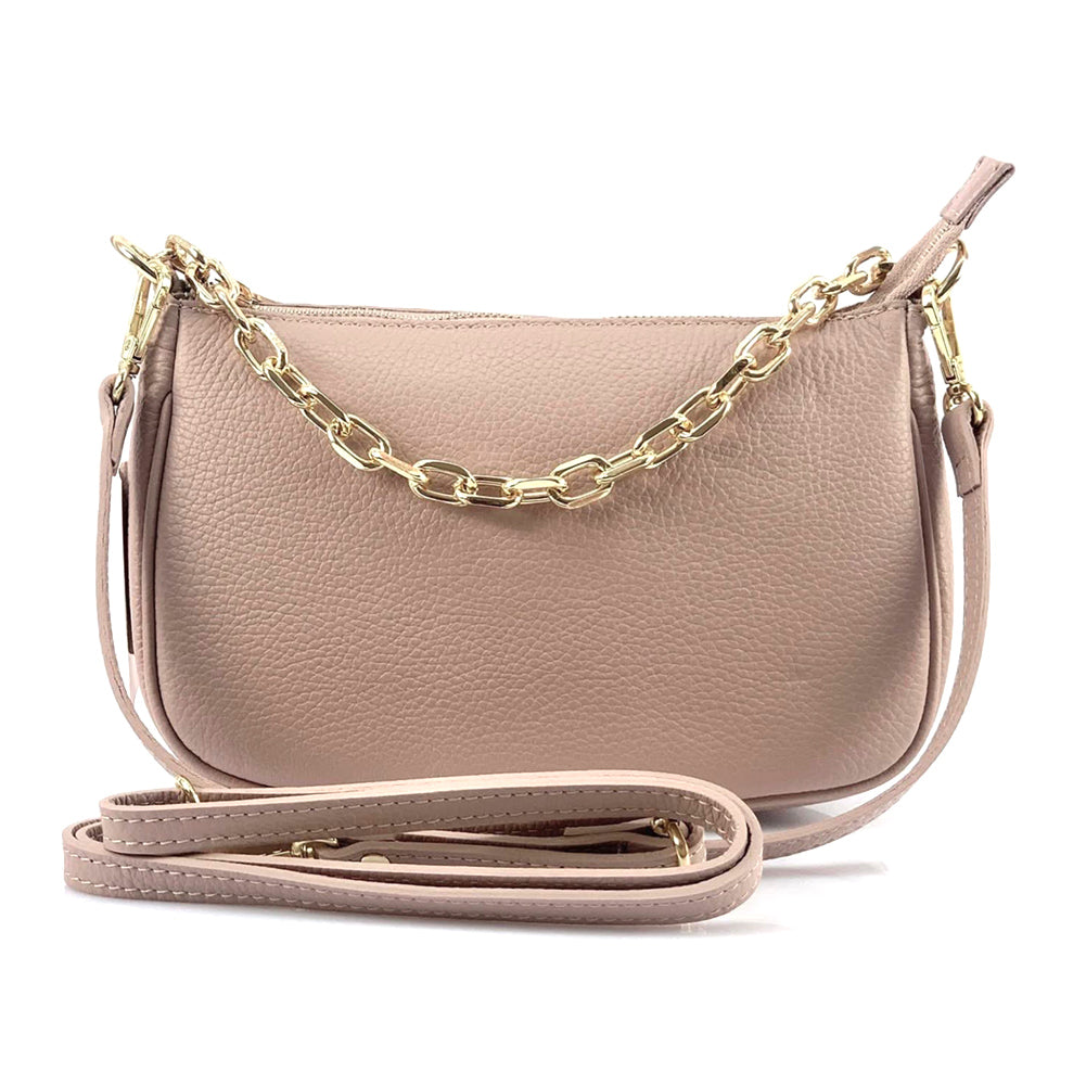Gillian leather cross bag - Made In Italy