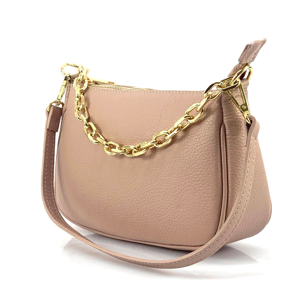 Gillian leather cross bag - Made In Italy