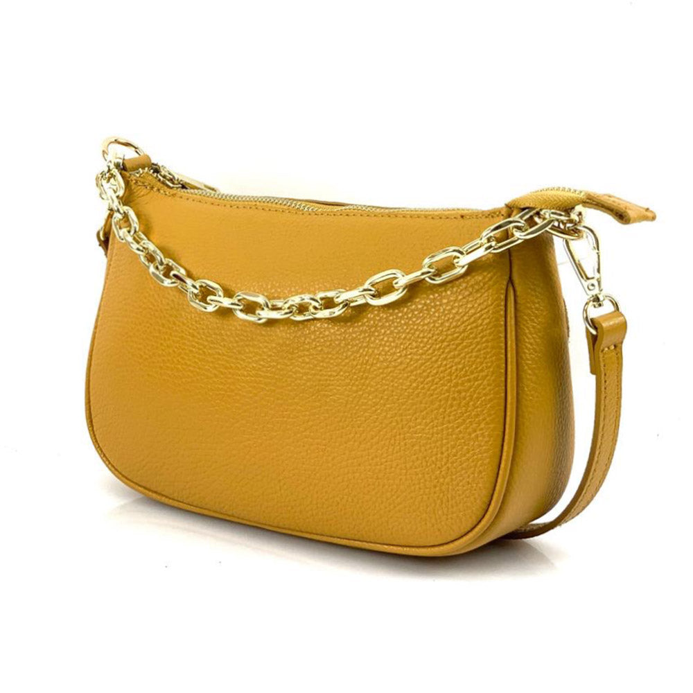 Gillian leather cross bag - Made In Italy